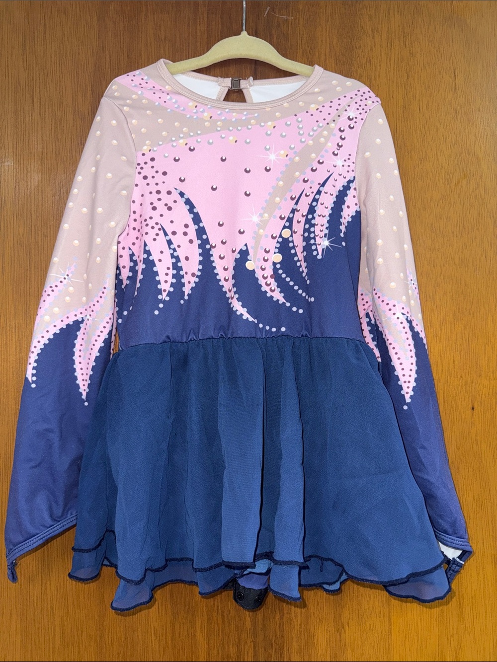 SHEIN Pink, Navy and Nude Girls Dance Leotard Dress